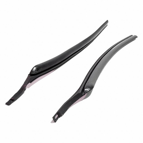 Rear Roll-Up Quarter Window Seals for 2-Door Hardtops and Convertibles. Pair. REAR ROLL UP SEAL 67-6